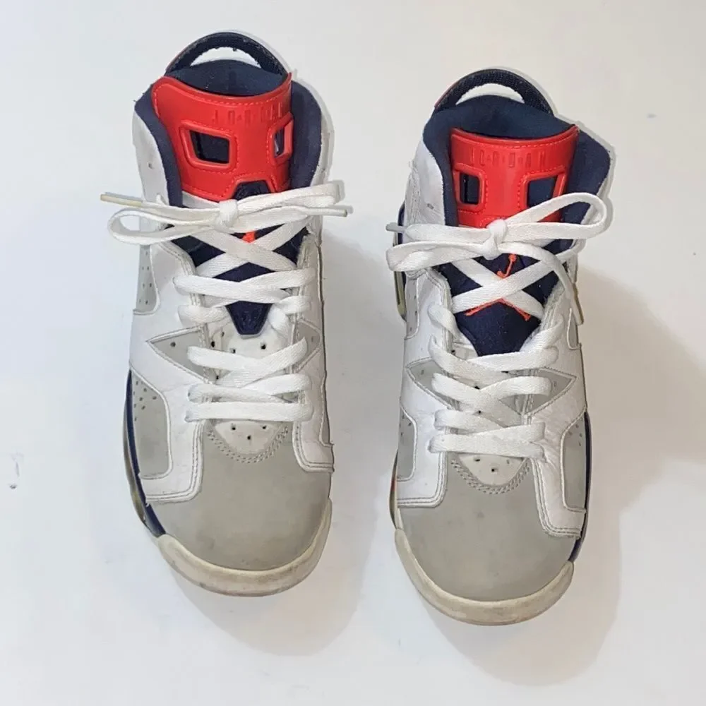 Jordan Air 6 Retro Tinker- Size 6.5Y USA 384664-104 Size 6.5Y Junior Shoes